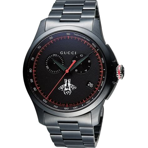 gucci g chrono watch black replica|gucci g timeless watch price.